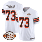 Kooe C.Browns #73 Joe Thomas Player White Limited Vapor F.U.S.E. Alternate Game Stitched Jerseys