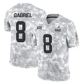 Kooe C.Browns #8 Dillon Gabriel Player Arctic Camo Salute to Service Limited Home Game Stitched Jerseys