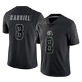 Kooe C.Browns #8 Dillon Gabriel Player Black Reflective Home Game Stitched Jerseys