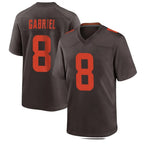 Kooe C.Browns #8 Dillon Gabriel Player Brown Alternate Home Game Stitched Jerseys