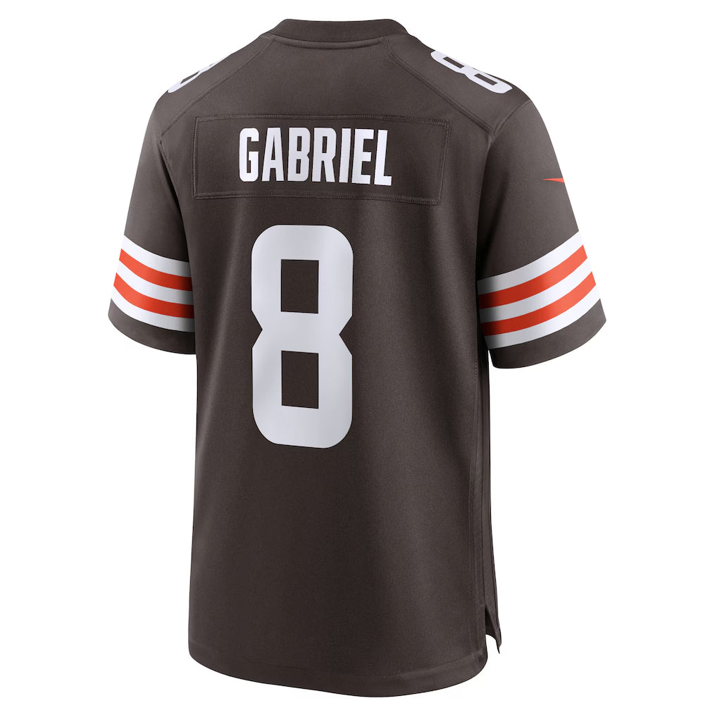 Kooe C.Browns #8 Dillon Gabriel Player Brown Home Game Stitched Jerseys