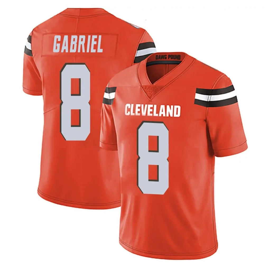 Kooe C.Browns #8 Dillon Gabriel Player Orange Alternate Vapor Untouchable Limited Home Game Stitched Jerseys