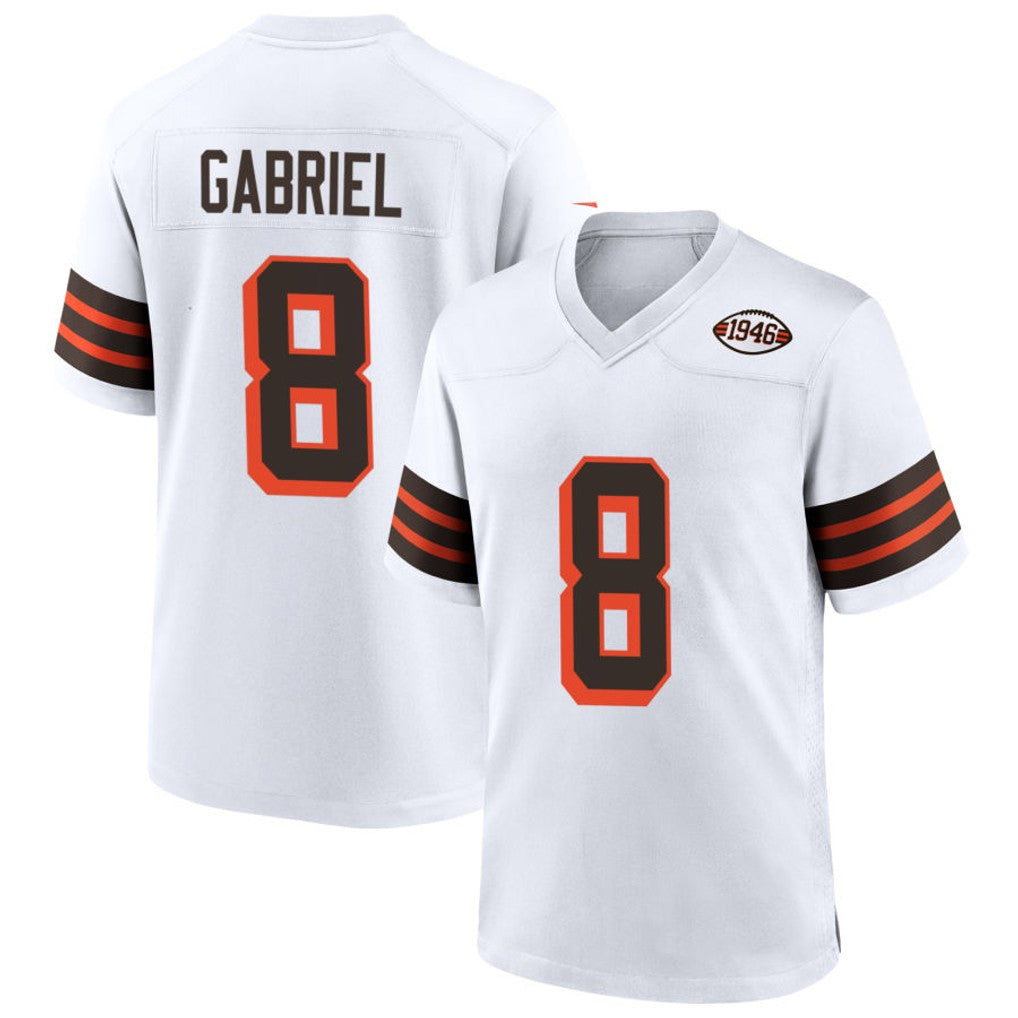 Kooe C.Browns #8 Dillon Gabriel Player White 1946 Collection Alternate Stitched Jerseys