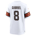 Kooe C.Browns #8 Dillon Gabriel Player White Home Game Stitched Jerseys