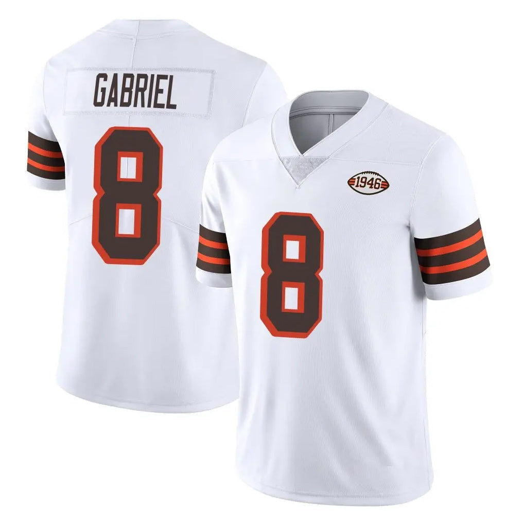Kooe C.Browns #8 Dillon Gabriel Player White Limited  Vapor 1946 Collection Alternate Game Stitched Jerseys