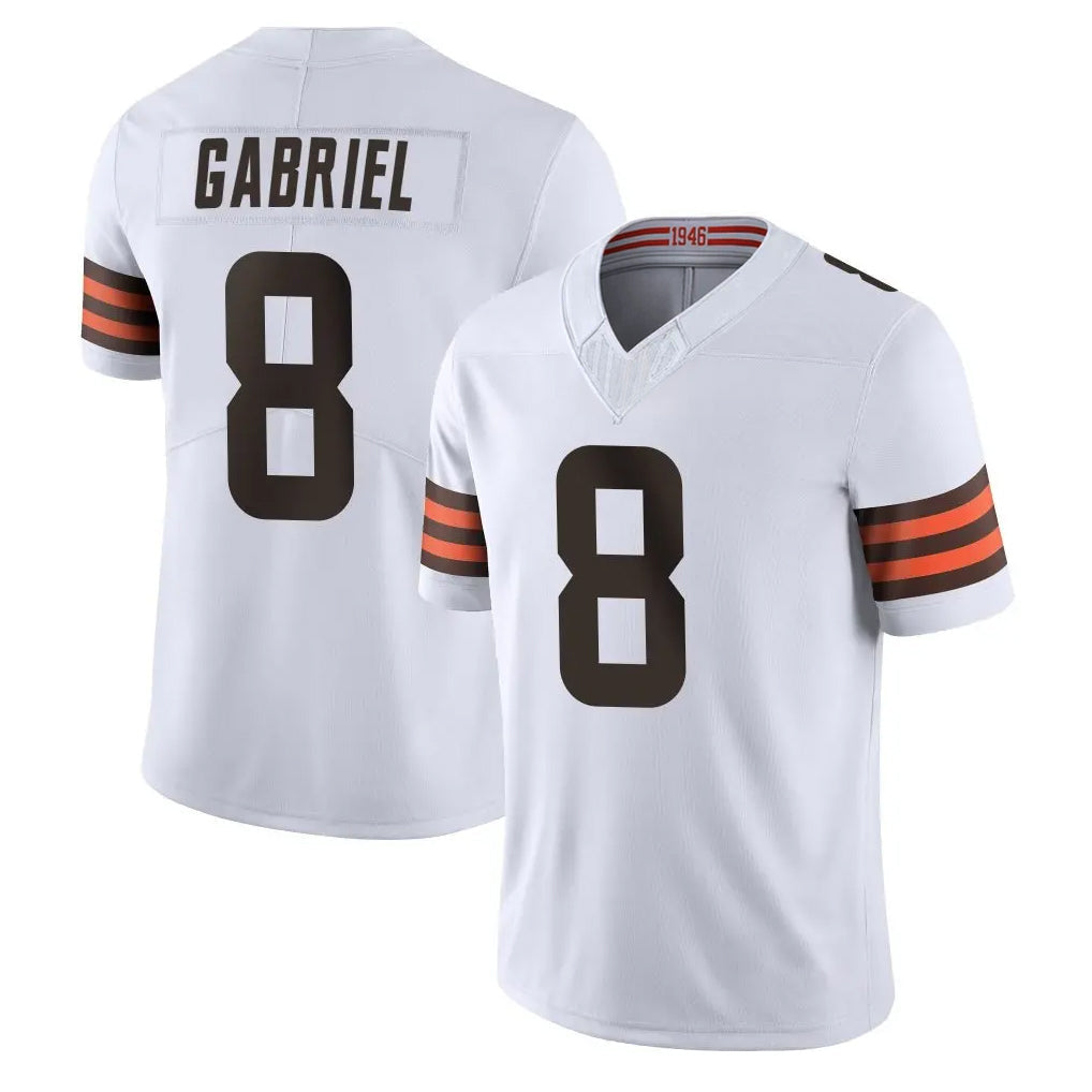 Kooe C.Browns #8 Dillon Gabriel Player White Vapor F.U.S.E. Limited Home Game Stitched Jerseys