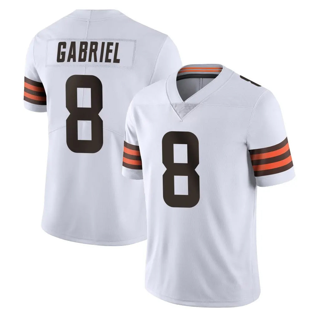 Kooe C.Browns #8 Dillon Gabriel Player White Vapor Untouchable Limited Home Game Stitched Jerseys