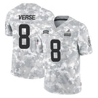 Kooe C.Browns #8 Jared Verse Player Arctic Camo Salute to Service Limited Home Game Stitched Jerseys