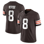 Kooe C.Browns #8 Jared Verse Player Brown Color Vapor Untouchable Limited Home Game Stitched Jerseys