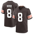 Kooe C.Browns #8 Jared Verse Player Brown Home Game Stitched Jerseys
