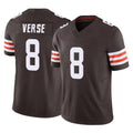 Kooe C.Browns #8 Jared Verse Player Brown Vapor F.U.S.E. Limited Home Game Stitched Jerseys
