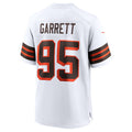Kooe C.Browns #95 Myles Garrett Player WHITE Alternate Game Stitched Jerseys