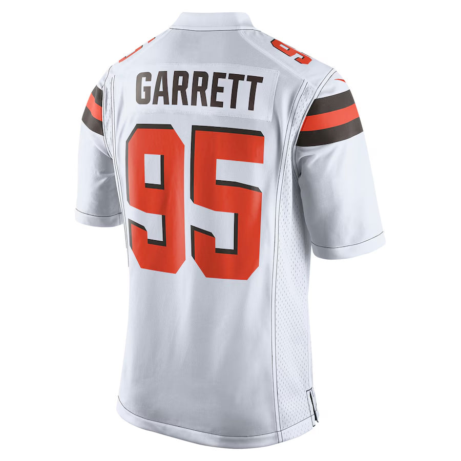 Kooe C.Browns #95 Myles Garrett Player White Game Stitched Jerseys