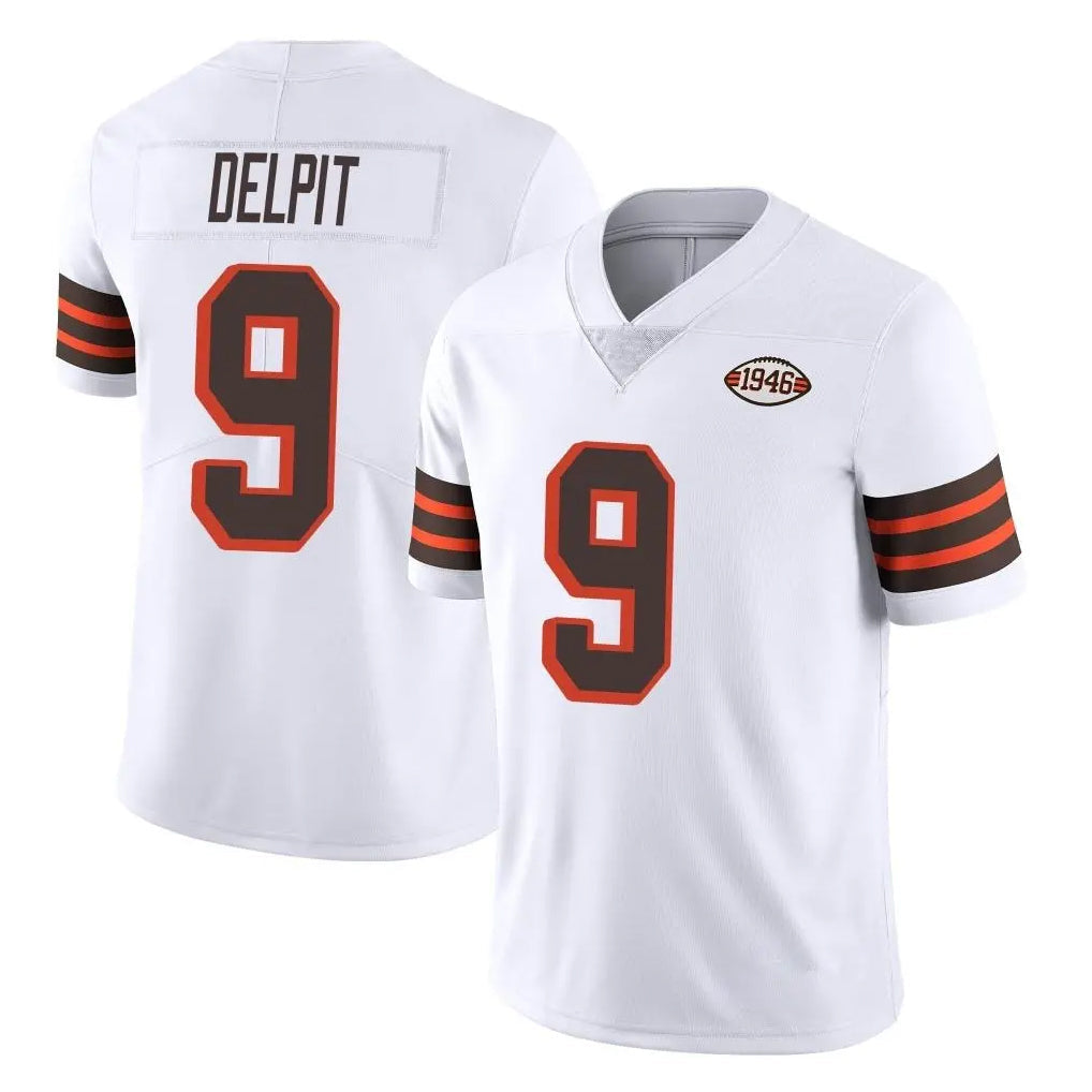 Kooe C.Browns #9 Grant Delpit Player White Limited  Vapor 1946 Collection Alternate Game Stitched Jerseys
