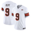 Kooe C.Browns #9 Grant Delpit Player White Limited Vapor F.U.S.E. Alternate Game Stitched Jerseys
