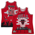 Kooe C.Bulls Mitchell & Ness x Tats Cru Red Hardwood Classics Fashion Jerseys