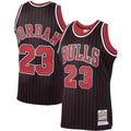 Kooe C.Bulls #23 Michael Jordan Mitchell & Ness Black 1995-96 Hardwood Classics Authentic Jerseys