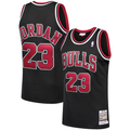 Kooe C.Bulls #23 Michael Jordan Mitchell & Ness Black 1997-98 Hardwood Classics Authentic Jerseys