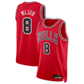 Kooe C.Bulls #8 Caleb Wilson Red 2026 Draft Swingman Jerseys - Icon Edition