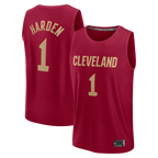 Kooe C.Cavaliers #1 James Harden  Wine Fast Break Replica Jerseys - Icon Edition