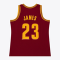 Kooe C.Cavaliers #23 LeBron James Mitchell & Ness Wine 2015-16 Swingman Jerseys