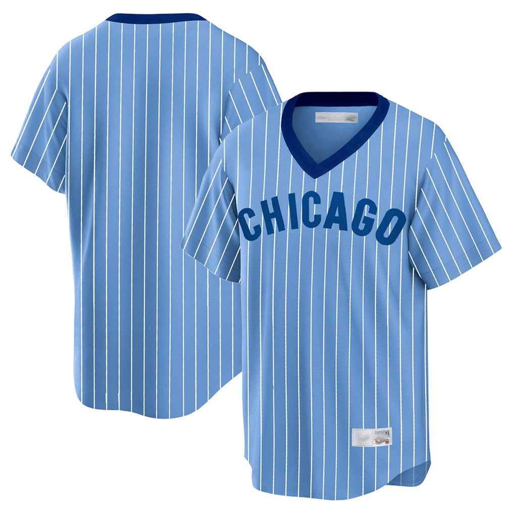Kooe C.Cubs Blue T-shirt Cooperstown Collection Limited Blank Player Stitched Jerseys