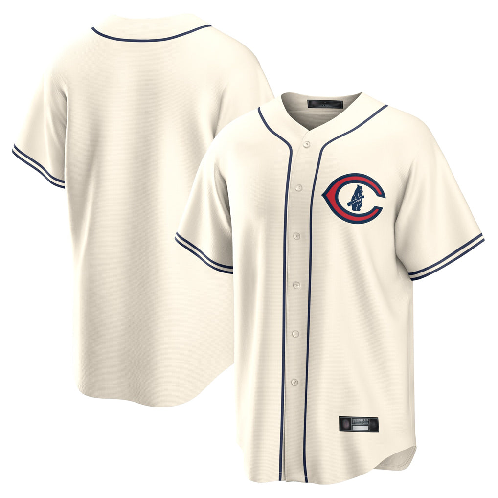 Kooe C.Cubs Cream Field of Dreams Home Game Blank Player Stitched Jerseys
