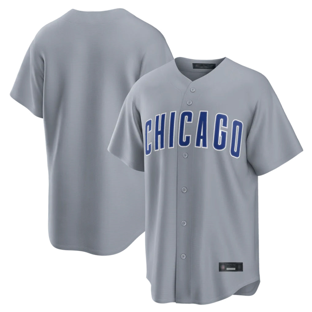 Kooe C.Cubs Gray Game Home Blank Player Stitched Jerseys