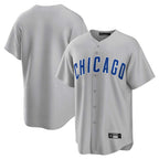 Kooe C.Cubs Gray Home Game Blank Player Stitched Jerseys