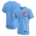 Kooe C.Cubs Light Blue Limited Elite Home Game Blank Player Stitched Jerseys