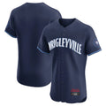 Kooe C.Cubs Navy City Connect Limited Elite Home Game Blank Player Stitched Jerseys