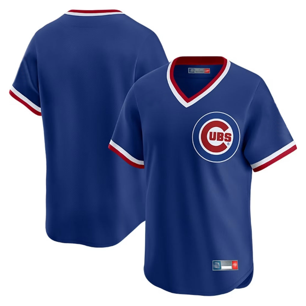 Kooe C.Cubs Royal T-shirt Cooperstown Collection Limited Blank Player Stitched Jerseys