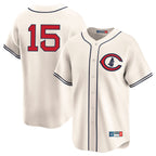 Kooe C.Cubs #15 Carson Kelly Player Cream Field of Dreams Limited Home Game Stitched Jerseys