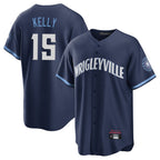 Kooe C.Cubs #15 Carson Kelly Player Navy City Connect Home Game Stitched Jerseys