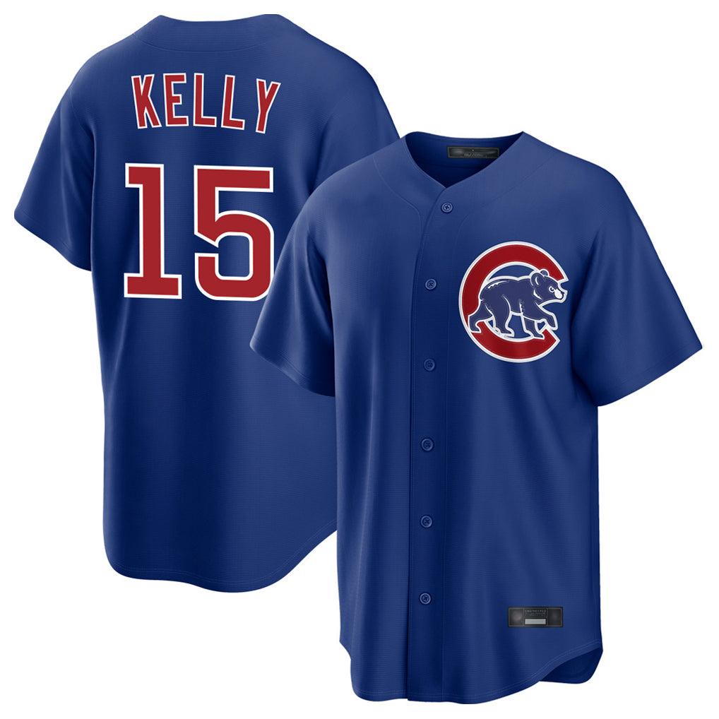 Kooe C.Cubs #15 Carson Kelly Player Royal Home Game Stitched Jerseys