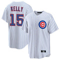 Kooe C.Cubs #15 Carson Kelly Player White Game Home Stitched Jerseys
