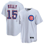 Kooe C.Cubs #15 Carson Kelly Player White Game Home Stitched Jerseys