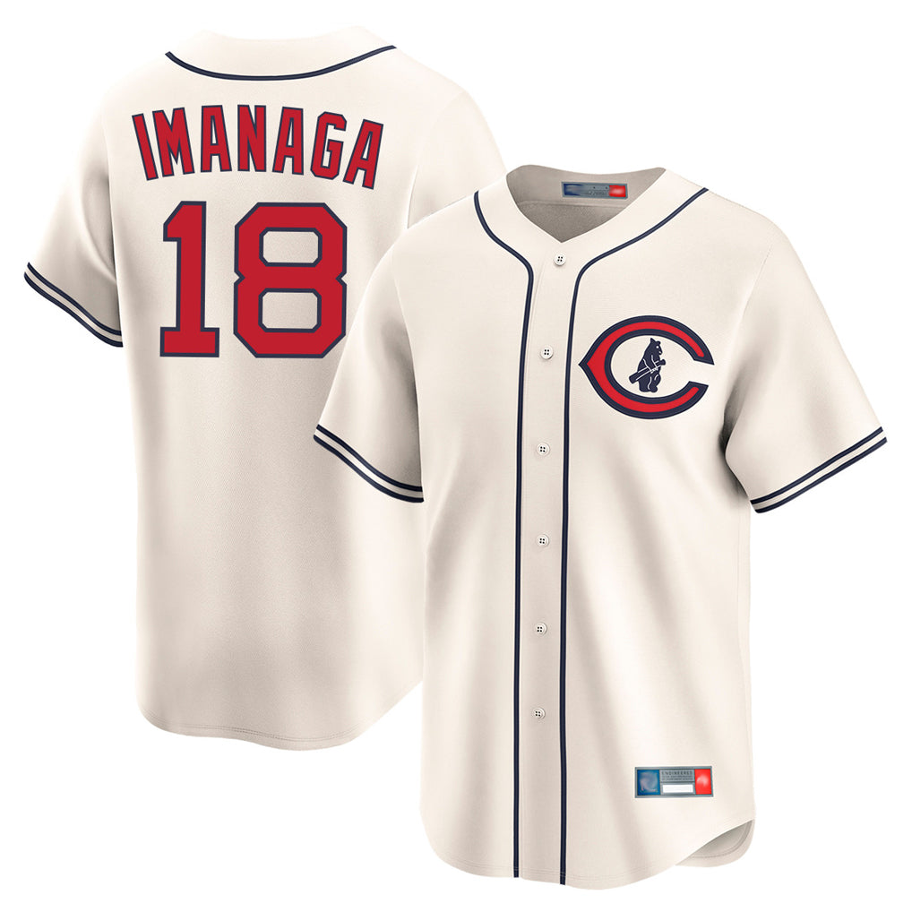 Kooe C.Cubs #18 Shota Imanaga Player Cream Field of Dreams Limited Home Game Stitched Jerseys
