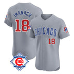 Kooe C.Cubs #18 Shota Imanaga Player Gray Road 150th Anniversary Limited Elite Home Stitched Jerseys