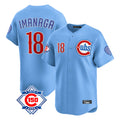 Kooe C.Cubs #18 Shota Imanaga Player Light Blue 150th Anniversary Limited Home Stitched Jerseys