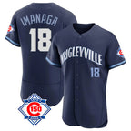 Kooe C.Cubs #18 Shota Imanaga Player Navy City Connect 150th Anniversary Limited Elite Home Stitched Jerseys