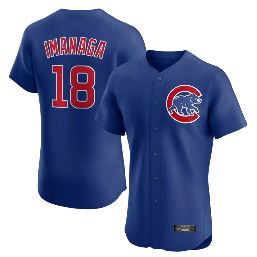 Kooe C.Cubs #18 Shota Imanaga Player Royal Limited Elite Home Stitched Jerseys