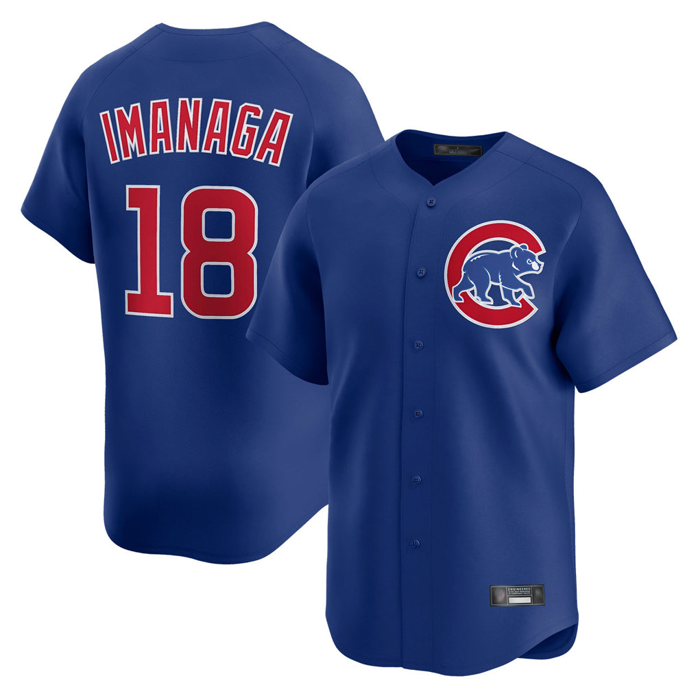 Kooe C.Cubs #18 Shota Imanaga Player Royal Limited Home Stitched Jerseys
