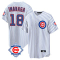Kooe C.Cubs #18 Shota Imanaga Player White 150th Anniversary Home Game Stitched Jerseys