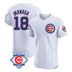 Kooe C.Cubs #18 Shota Imanaga Player White 150th Anniversary Limited Elite Home Game Stitched Jerseys