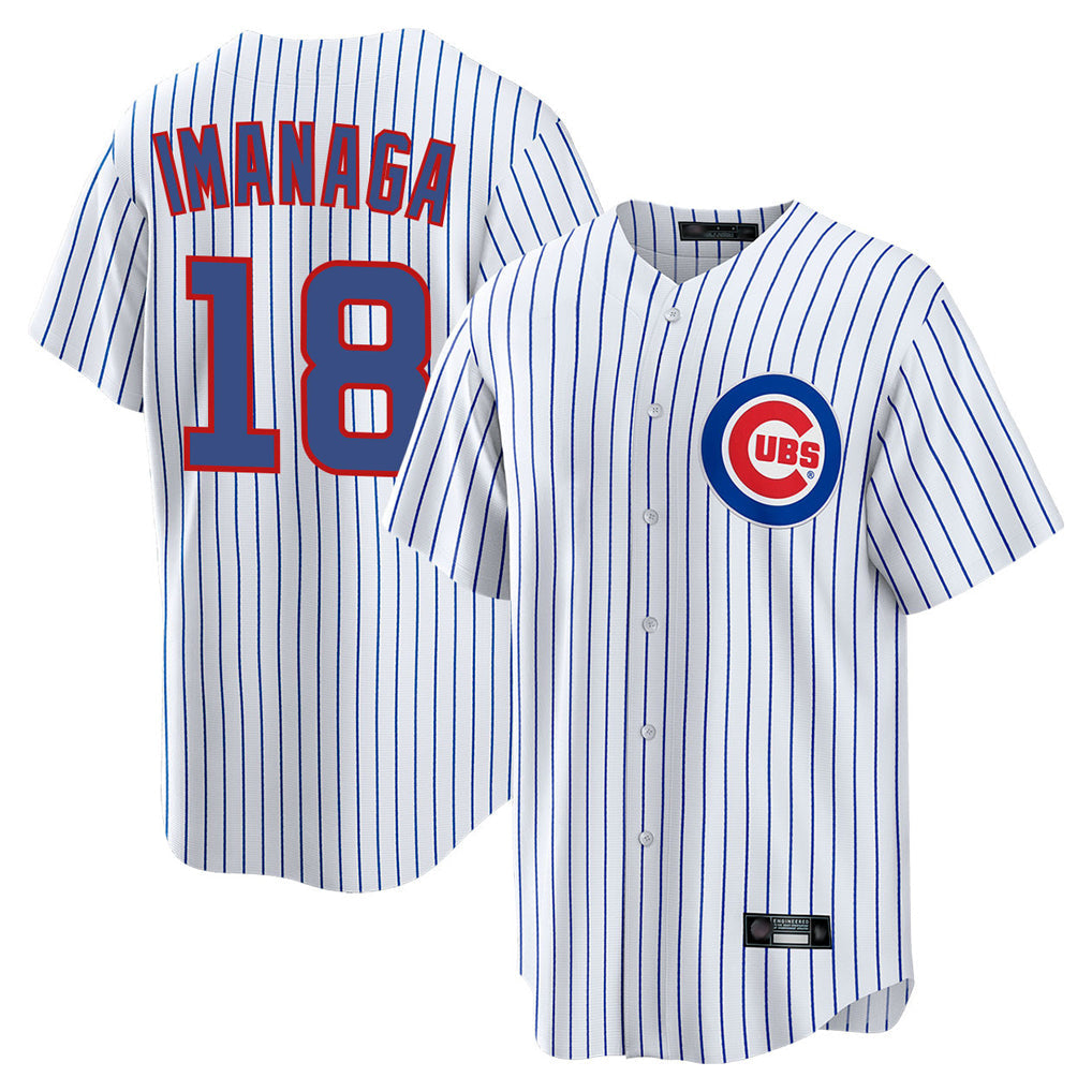 Kooe C.Cubs #18 Shota Imanaga Player White Game Home Stitched Jerseys