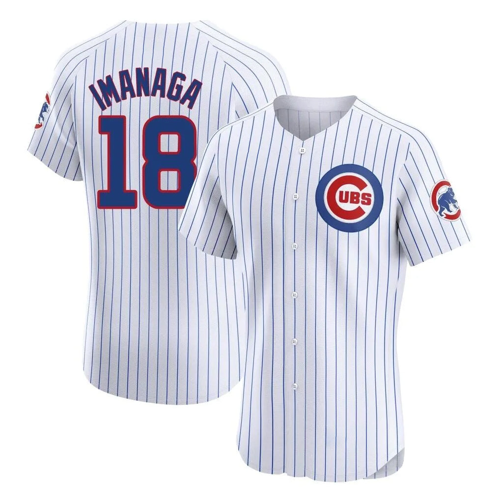 Kooe C.Cubs #18 Shota Imanaga Player White Limited Elite Home Game Stitched Jerseys