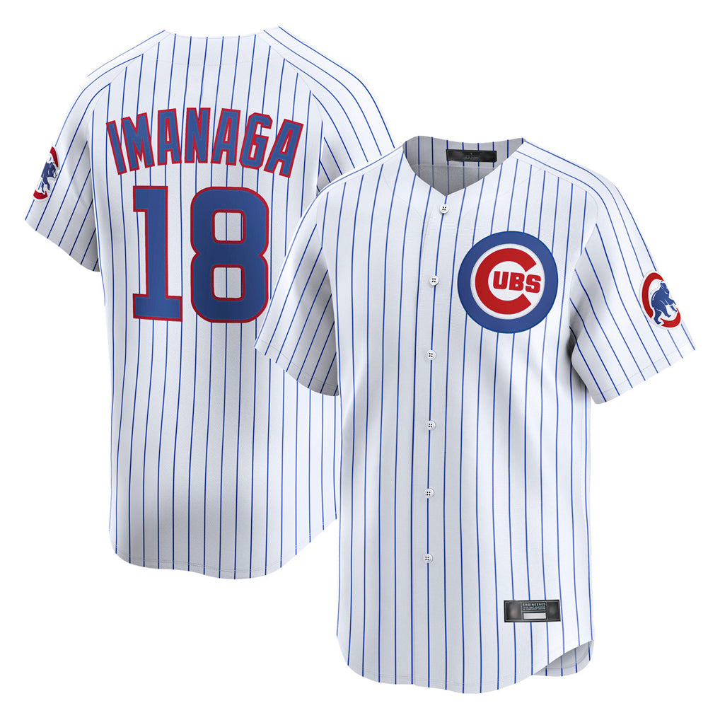Kooe C.Cubs #18 Shota Imanaga Player White Limited Home Game Stitched Jerseys