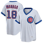 Kooe C.Cubs #18 Shota Imanaga Player White T-shirt Cooperstown Collection Limited Stitched Jerseys