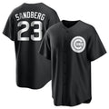 Kooe C.Cubs #23 Ryne Sandberg Player Black Game Stitched Jerseys